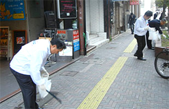 写真:環境ボランティア活動
