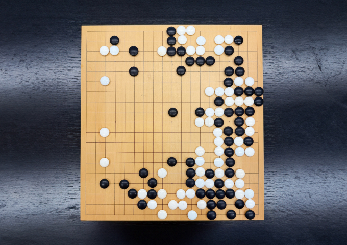 碁盤の画像。