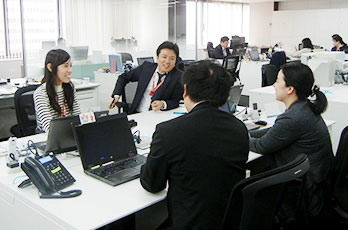 写真:職場の様子