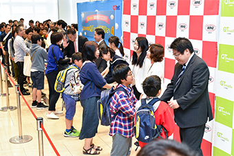 棋士によるお見送り