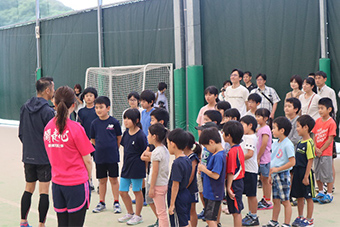 かけっこ教室の模様　午前の部