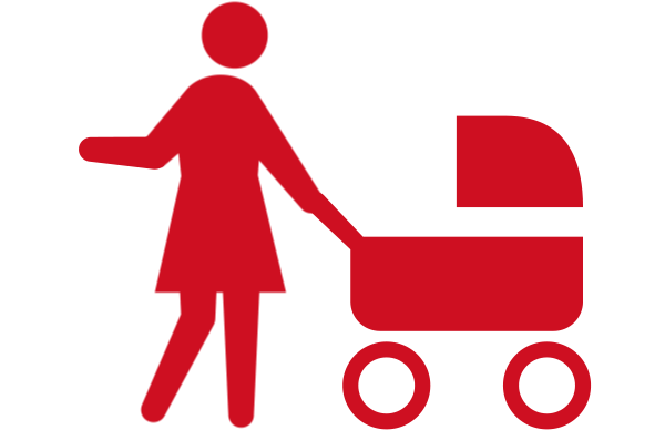 ベビーカーのアイコン