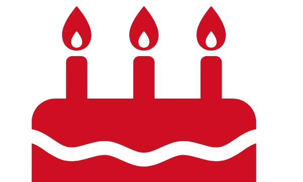 誕生日ケーキのアイコン